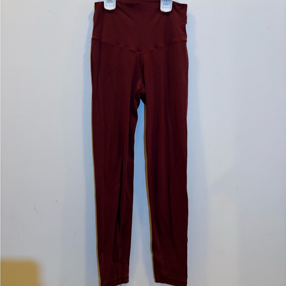 Aerie Offline High-Rise Maroon Leggings